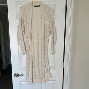 Lauren Ralph Lauren Cream Long Cardigan Sweater